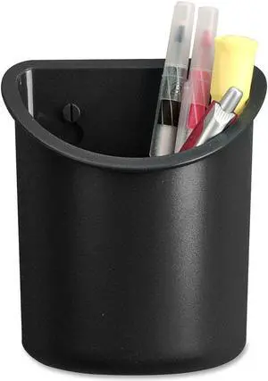 Lorell Recycled Pencil Cup Black 80668
