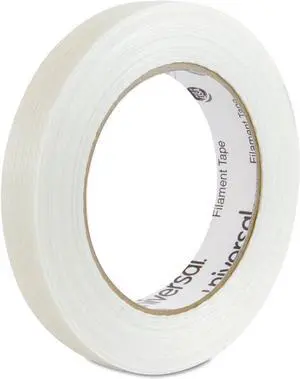 Universal 165# Medium Grade Filament Tape 18mm x 54.8m 3" Core Clear 78034