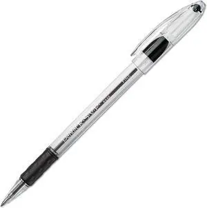 Pentel R.S.V.P. Stick Ballpoint Pen .7mm Translucent Barrel Black Ink 24/Pack BK90ASW2