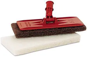 3M 08542 Doodlebug Threaded Pad Holder Kit, For 4 5/8 x 10 Pads, Orange, 4/Carton, 1 Carton