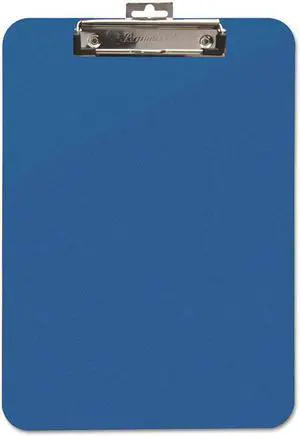 Baumgartens Unbreakable Recycled Clipboard 1/4" Capacity 8 1/2 x 11 Blue 61623