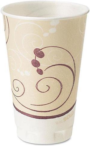 Symphony Design Trophy Foam Hot/Cold Drink Cups 16oz 50/Pack 15 Packs/Carton