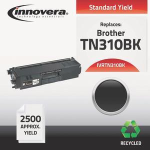 Innovera IVRTN310BK Innovera TN310BK Compatible Reman (TN-310) Toner, 2500 Page-