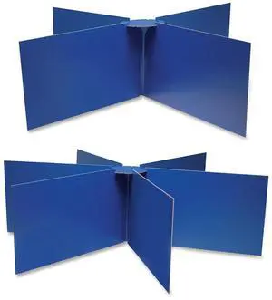 Pacon Round Table Privacy Baord 48"x14" Blue 3788