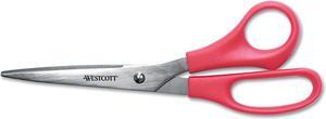 Acme United 40618 Value Line Stainless Steel Shears  8in  3-1/2in Cut  L/R Hand
