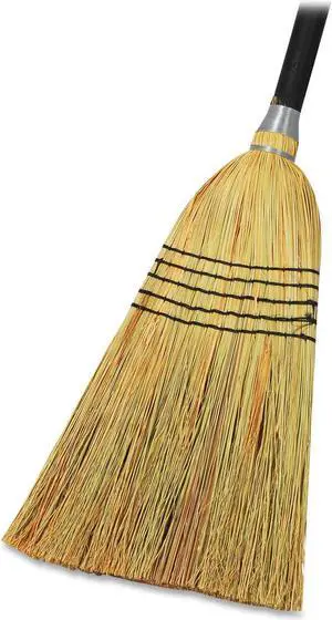 Genuine Joe Lobby Blend Broom 11" W 56" Handle Natural 58563