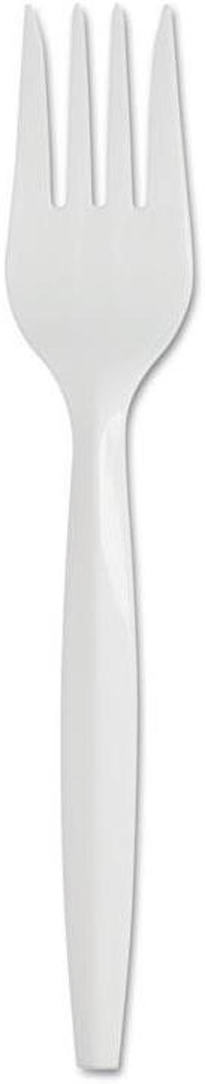 SmartStock Plastic Cutlery Refill 5.8in Fork White 40/Pack 24 Packs/Case
