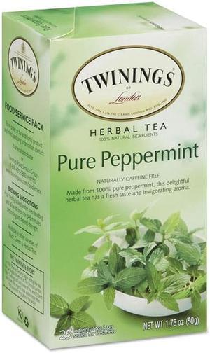 Tea Bags Pure Peppermint 1.76 oz 25/Box TNA51724