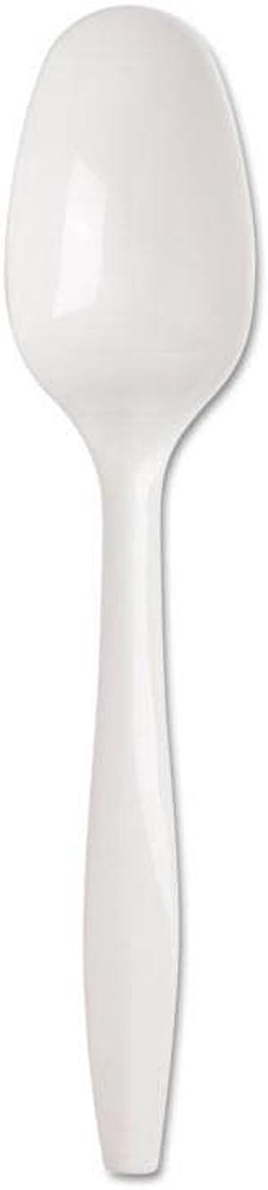 SmartStock Plastic Cutlery Refill 5.5in T-spoon White 40/Pack 24 Packs/Case