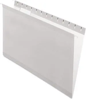 Pendaflex Reinforced Hanging Folders 1/5 Tab Legal Gray 25/Box 415315GRA