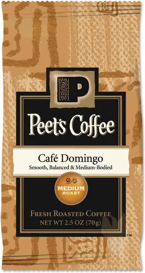 Peet's Coffee & Tea Coffee Portion Packs Café Domingo Blend 2.5 oz Frack Pack 18/Box 504918