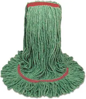 Boardwalk Mop Head Premium Standard Head Cotton/Rayon Fiber Large Green 503GNNB