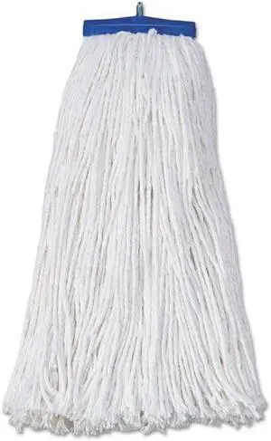 Boardwalk Mop Head Economical Lie-Flat Head Rayon Fiber 20oz White 12/Carton 720R