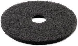 Stripping Floor Pads, 13" Diameter, Black, 5/Carton 4013BLA