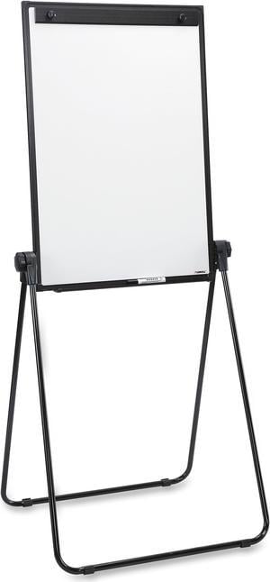 Lorell 2-Sided Dry Erase Easel 24"x36"x67" Black 55629