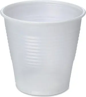 Genuine Joe Translucent Cups 5oz. 25BG/CT Clear 10500