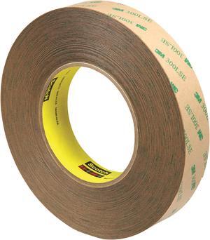3M 9472LE Adhesive Transfer Tape Hand Rolls 5.0 Mil 1" x 60 yds. Clear 9/Ca