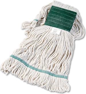 Boardwalk Super Loop Wet Mop Head Cotton/Synthetic Medium Size White 502WHEA