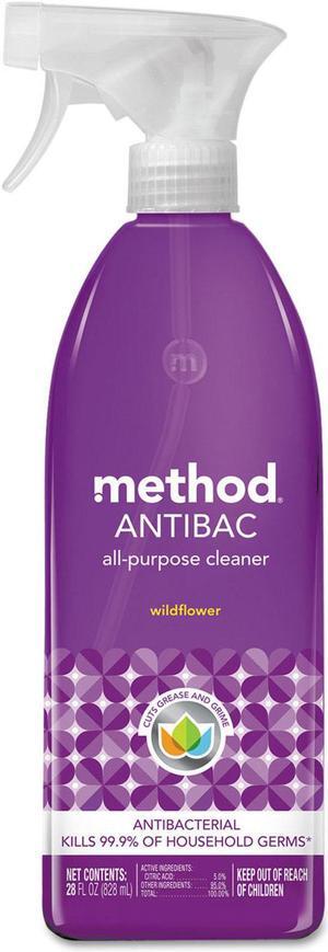 Method Antibac All-Purpose Cleaner Wildflower 28 oz Spray Bottle 8/Carton 01454