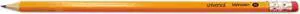 Universal #2 Pre-Sharpened Woodcase Pencil HB #2 Yellow Barrel 24/Pack 55401