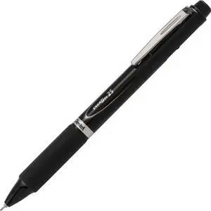 Pentel Retractable Liquid Gel Pen Dual Ink 0.5mm Tip Black/Red BLW335A