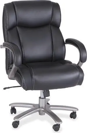 Safco Chair Big&Tall 400 lb Cap 24-1/2"x30-3/4"x42"-46" Black 3503BL