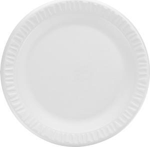 Dart 9 in. Plate - 9" Diameter Plate - Foam - 125/Pack