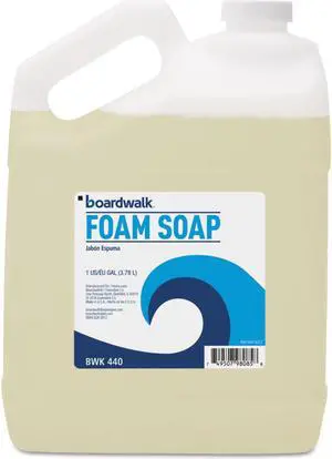 Boardwalk Foaming Hand Soap Herbal Mint Scent 1 Gallon Bottle 440EA