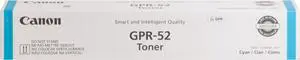 Canon GPR-52 Original Toner Cartridge - Cyan - Laser - 11500 Pages - 1 Each