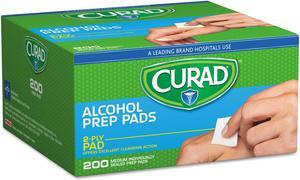 Curad Alcohol Swabs 1 x 1 200/Box CUR45581RBI