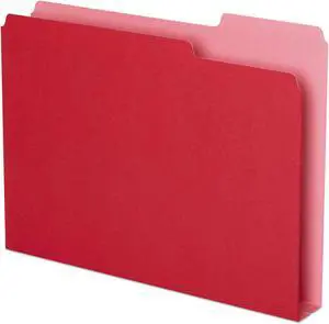 Pendaflex Double Stuff File Folders 1/3 Cut Letter Red 50/Pack 54454