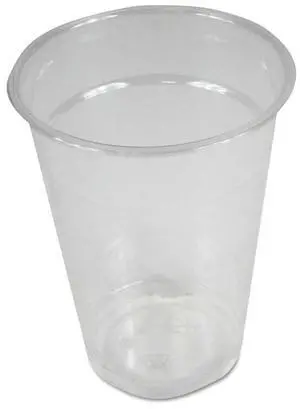 Boardwalk BWKPET9 Clear Plastic Cold Cups, 9 Ounces