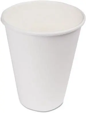 Boardwalk BWKWHT12HCUP Paper Hot Cups, 12 Ounces