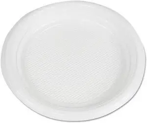 Boardwalk BWKPLTHIPS6WH Hi-Impact Plastic Dinnerware, Plate