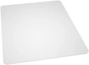 EVERLIFE Anchor Bar Chair Mat Rectangle 36X48 INTERMEDIATE Black Straight Edge