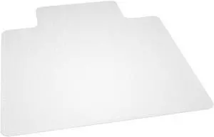 EVERLIFE AnchorBar Chair Mat Lipped 46x60 STANDARD 25x12 Crystal Edge Rolled