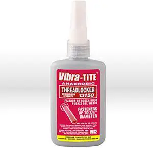 Vibra-TITE 131 Permanent Strength Anaerobic Threadlocker 50 ml Bottle Red 13150
