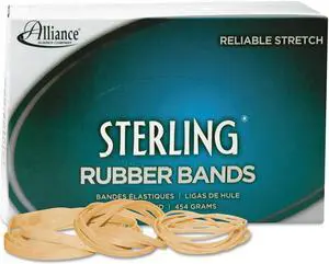 Alliance Sterling Rubber Bands Rubber Bands 8 7/8 x 1/16 7100 Bands/1lb Box 24085