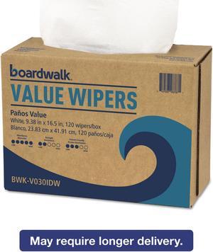 Boardwalk Disposable Dust Mop Head w/Sewn Center Fringe Cotton/Synthetic 36w x