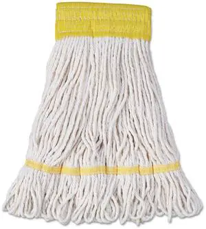 Boardwalk Mop Head Super Loop Head Cotton/Synthetic Fiber Small White 12/Carton