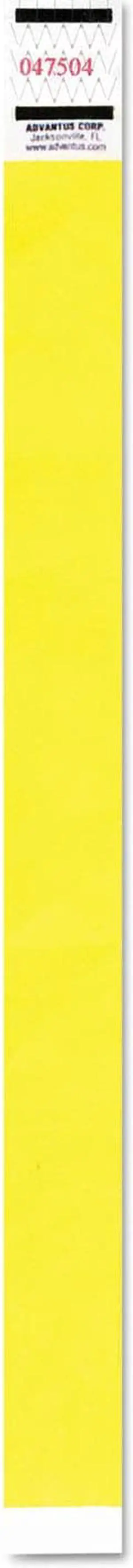Advantus® Security,Wristebands,Yl 91123