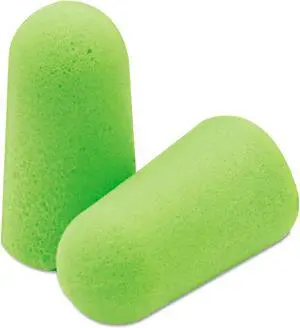 Moldex Pura-Fit Single-Use Earplugs Cordless 33NRR Bright Green 200 Pairs 6800
