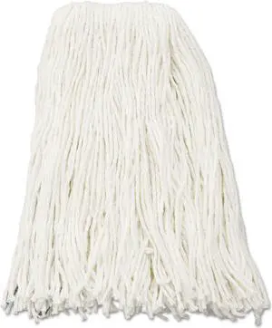 Boardwalk Premium Cut-End Wet Mop Heads Rayon 16oz White 12/Carton 216RCT