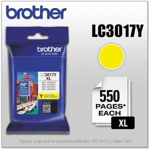 Brother LC3017Y High Yield Innobella Ink Cartridge - Yellow