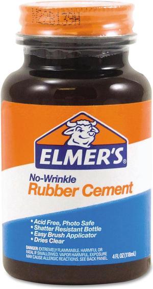Elmers Rubber Cement Repositionable 4 oz E904