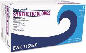 Boardwalk Powder-Free Synthetic Vinyl Gloves Small Cream 4 mil 100/Box 315SBX