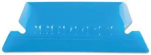 Pendaflex Hanging File Folder Tabs 1/5 Tab Two Inch Blue Tab/White Insert 25