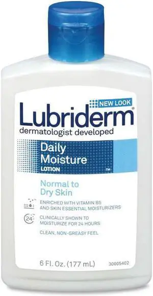 Pfizer, Inc Pfizer 48826 Lubriderm Daily Moisturizer Flip Top No Scent 6 oz. WE Pfizer, Inc Pfizer 48826 Lubriderm Daily Moisturizer Flip Top No Scent 6 oz. WE