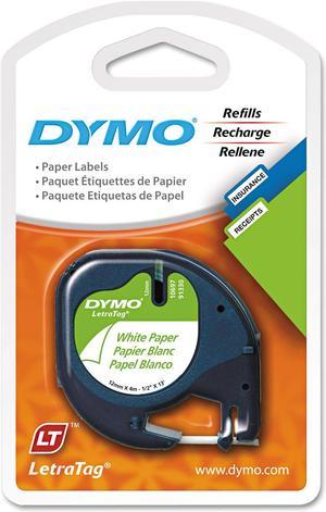 Dymo Labels LabelWriter 3-1/2"Wx1-1/8"H 12 RL/PK White 2050768