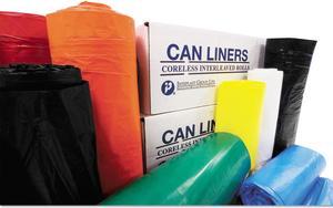 Institutional Low-Density Can Liners 33 gal 1.3 mil 33 x 39 Red 150/Carton